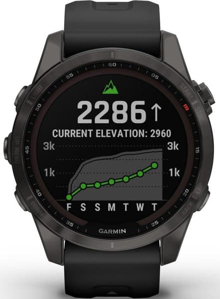 Fenix 7S Sapphire Solar Carbon Gray Titanium, view: 1
