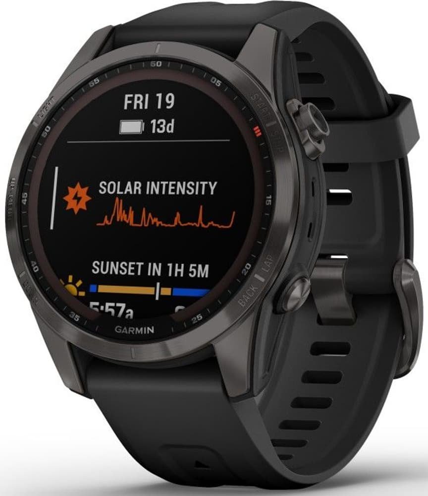 Fenix 7S Sapphire Solar Carbon Gray Titanium, view: 4