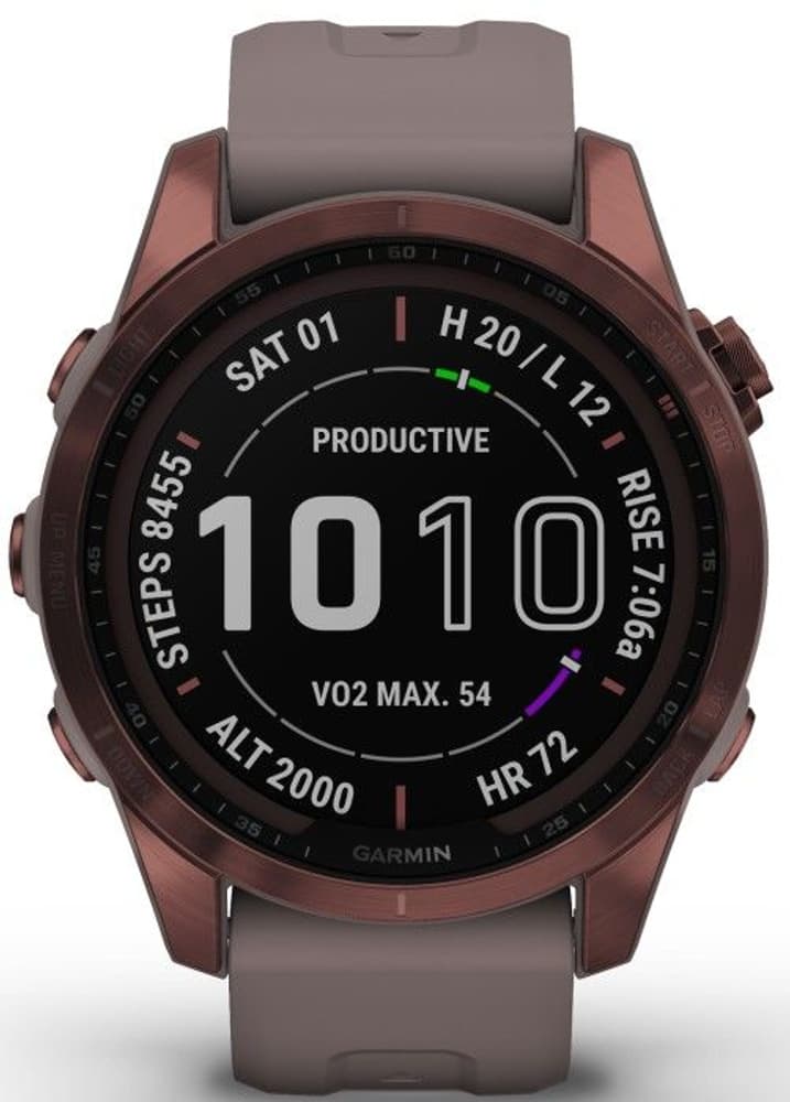 Fenix 7S Sapphire Solar Dark Bronze Titanium, view: 0