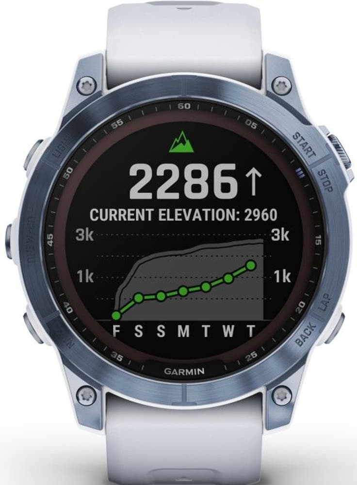 Fenix 7 Sapphire Solar Mineral Blue Titanium, view: 1