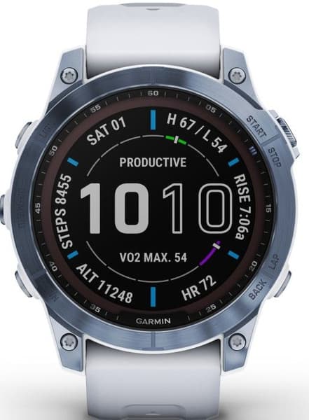 Fenix 7 Sapphire Solar Mineral Blue Titanium, view: 0