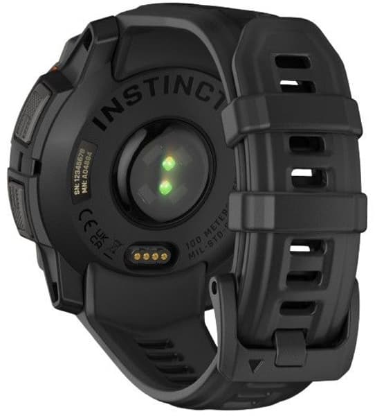 Instinct 3 45 mm Solar Svart med Svart Armband, view: 5