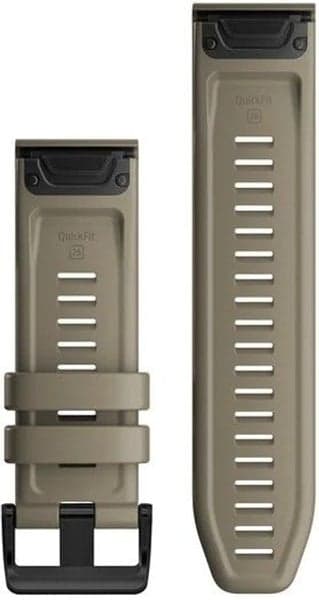 QuickFit 26 mm Armband Dark Sandstone Silikon, view: 1
