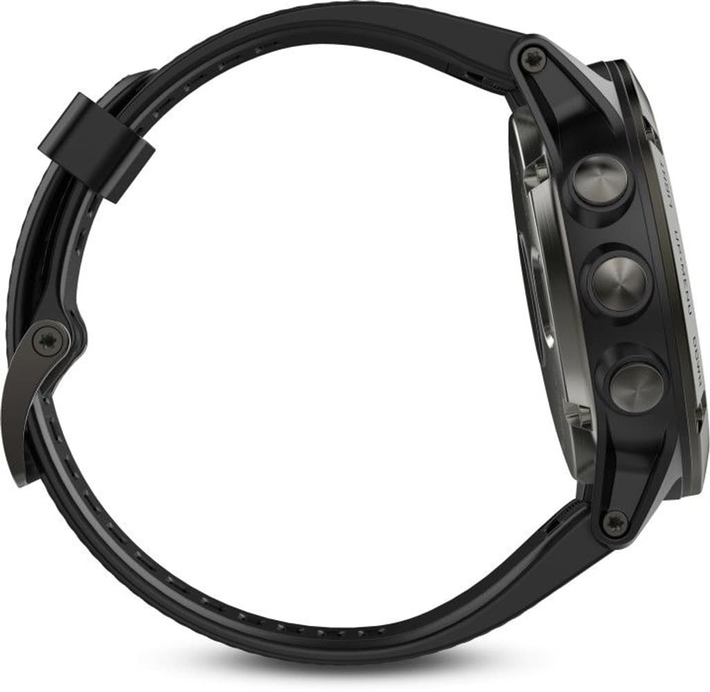 Fenix 5X Sapphire Skiffergrå med svart armband, view: 5
