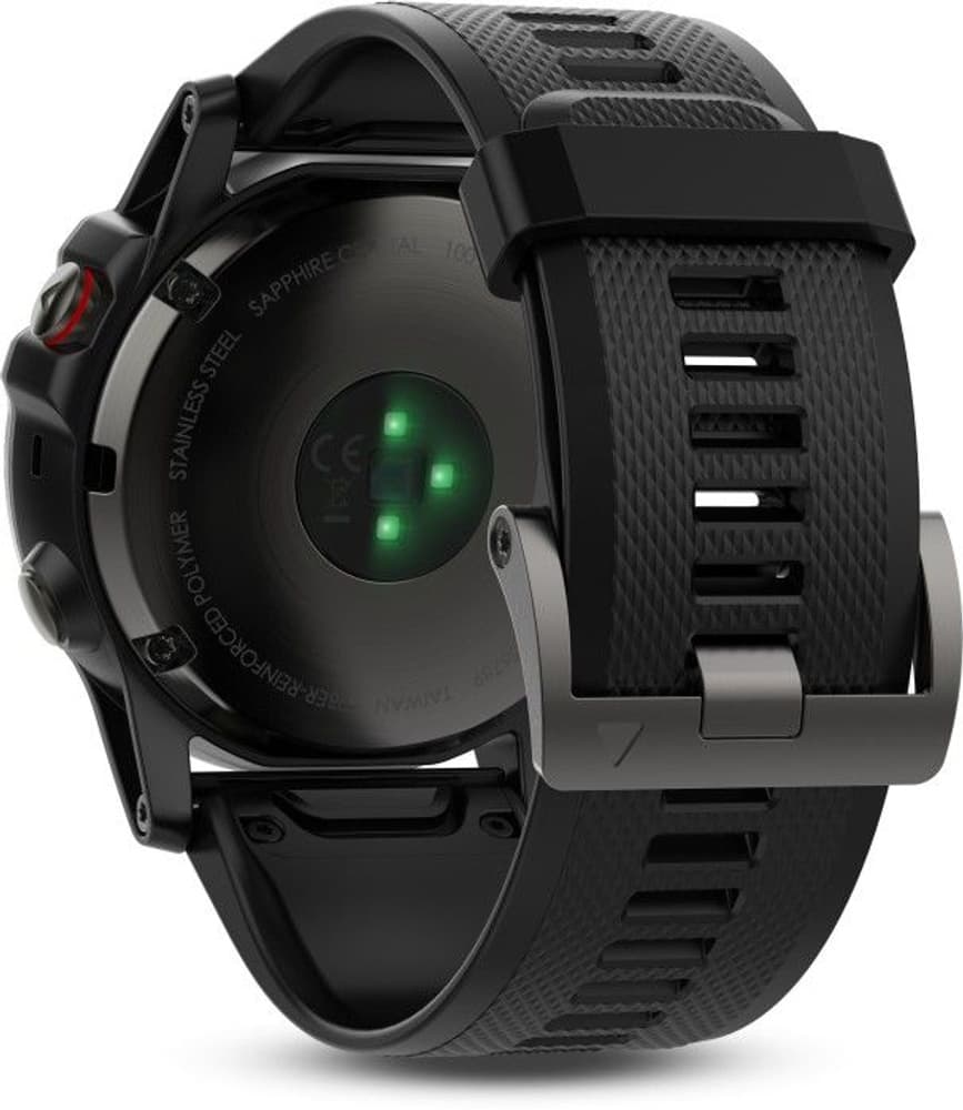 Fenix 5X Sapphire Skiffergrå med svart armband, view: 3