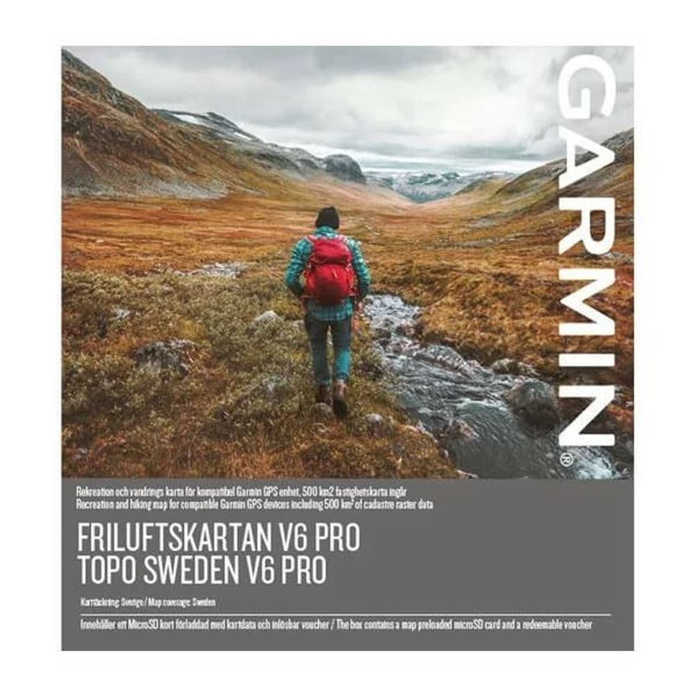 Friluftskartan TOPO Sverige v6 PRO MicroSD/SD-kort, view: 0