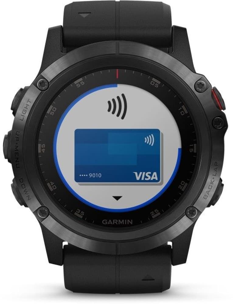 Fenix 5X Plus Sapphire Svart (saknar skyddsplast), view: 6
