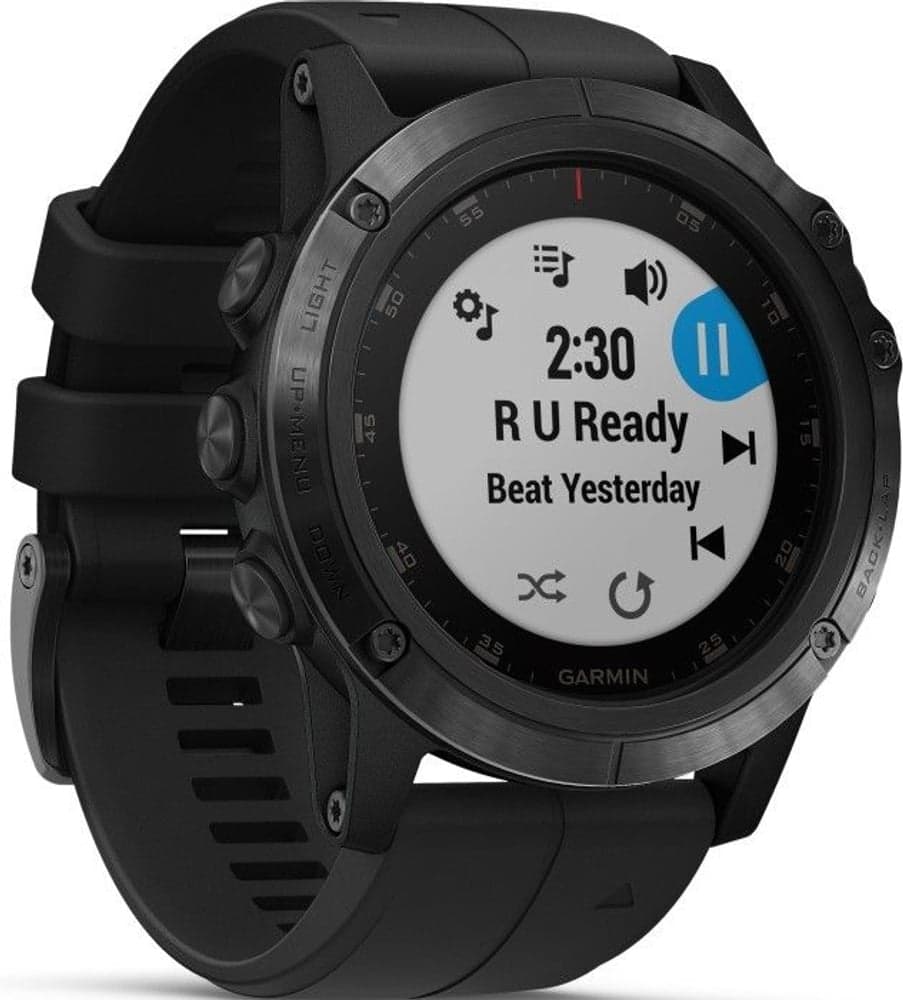 Fenix 5X Plus Sapphire Svart (saknar skyddsplast), view: 3