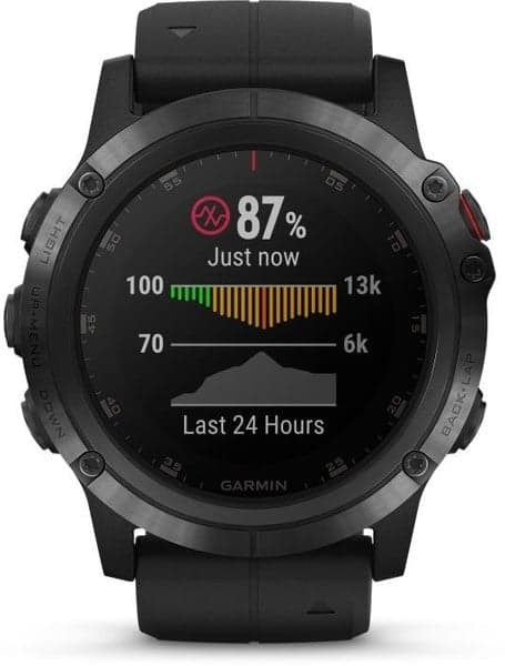 Fenix 5X Plus Sapphire Svart (saknar skyddsplast), view: 7