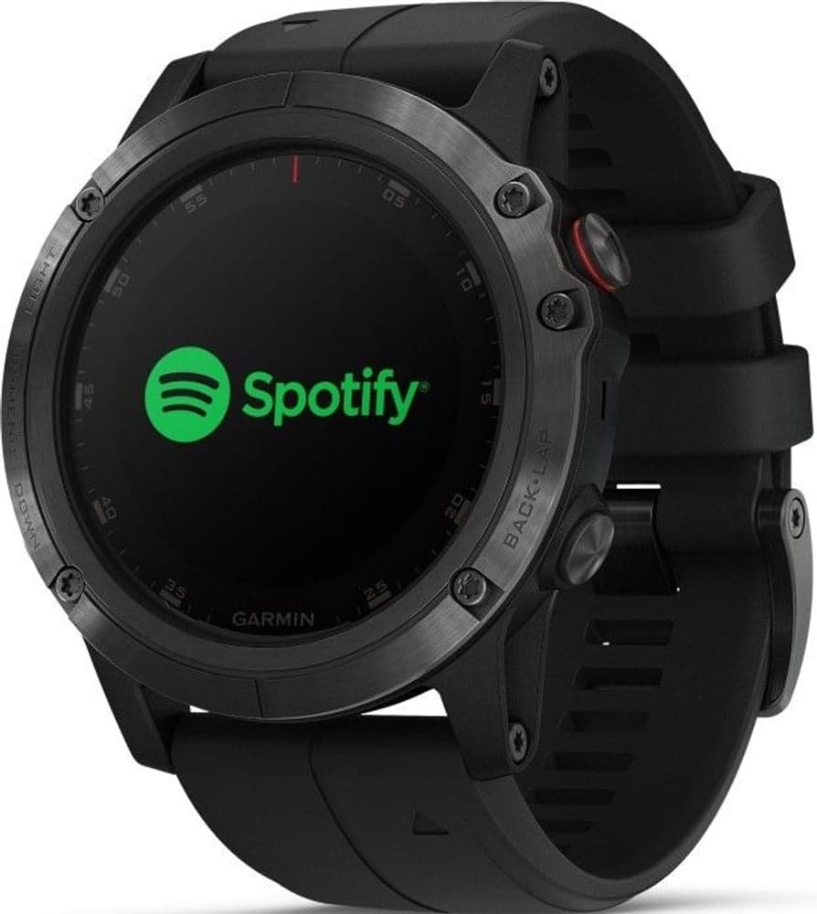Fenix 5X Plus Sapphire Svart (saknar skyddsplast), view: 1