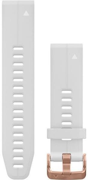 QuickFit 20 mm Armband Carravitt Silikon med Rosé, view: 0