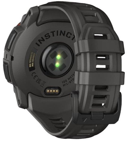 Instinct 3 50 mm Solar Svart med Kolfärgat Armband, view: 8