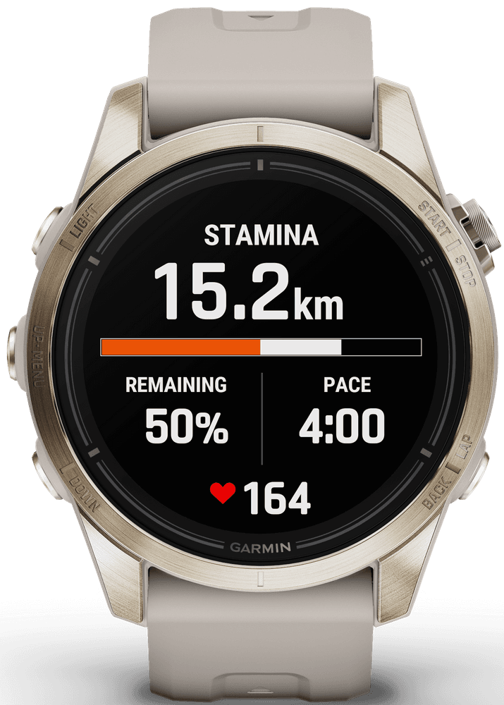 EPIX PRO (G2) 42mm Sapphire Soft Gold with Light Sand Band, view: 5