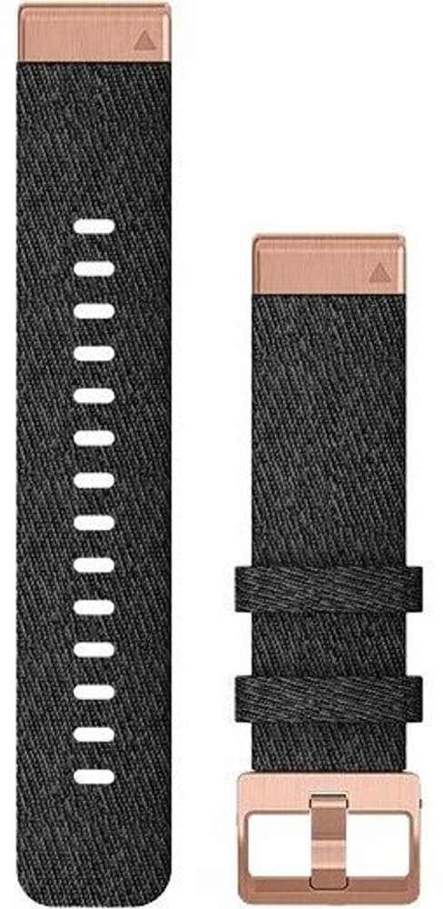 QuickFit 20 mm Armband Hthr Black Nylon with Rose Gold, view: 0