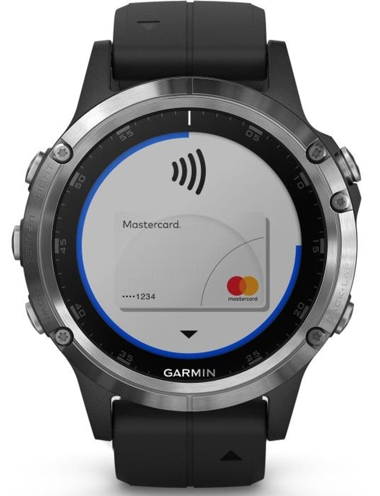 Fenix 5 Plus Sapphire Kolgrå Titan med titanarmband, view: 2