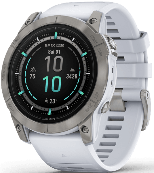 EPIX PRO (G2) 51mm Sapphire Titanium with Whitestone Band, view: 0