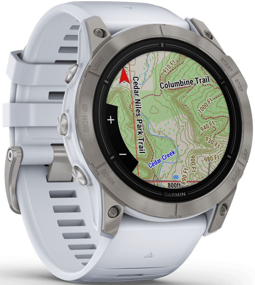 EPIX PRO (G2) 51mm Sapphire Titanium with Whitestone Band, view: 3