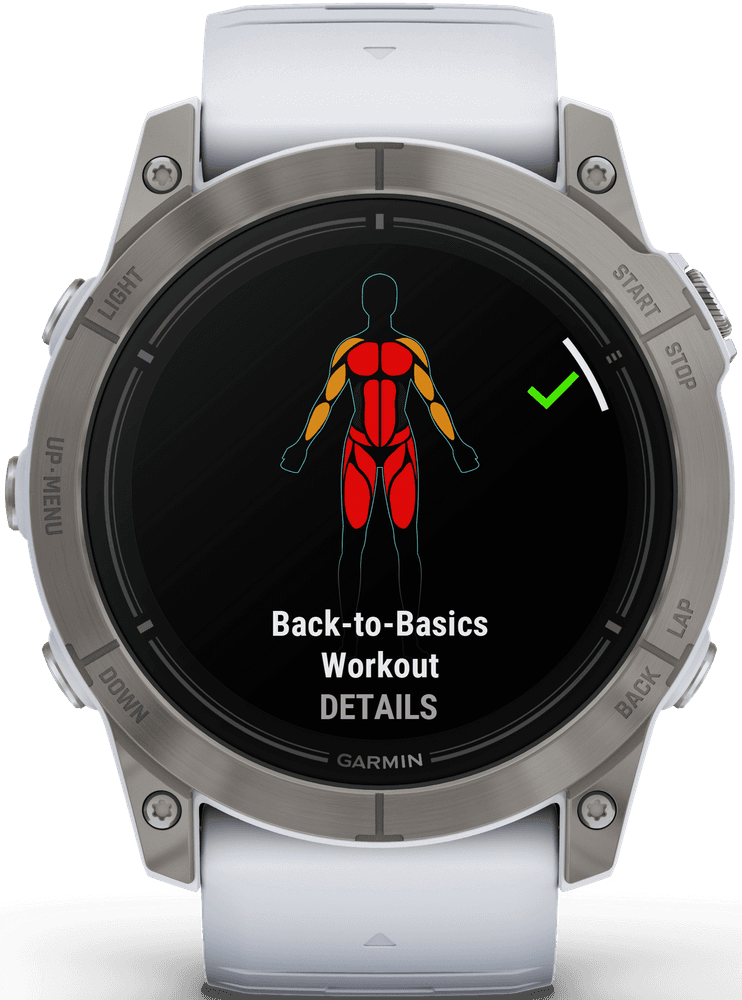 EPIX PRO (G2) 51mm Sapphire Titanium with Whitestone Band, view: 5