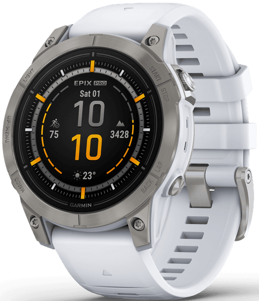 EPIX PRO (G2) 47mm Sapphire Titanium with Whitestone Band, view: 0