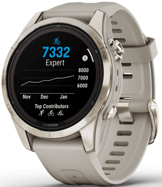 Fenix 7S Pro Sapphire Solar Soft Gold with Light Sand Band, view: 7