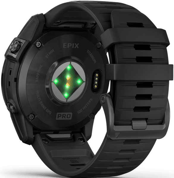 EPIX PRO (G2) 51mm Sapphire Carbon Grey DLC Titanium with Black Band, view: 1