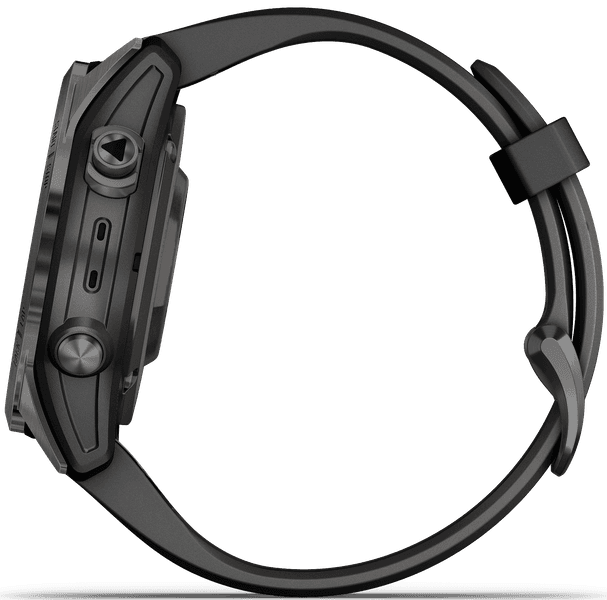 EPIX PRO (G2) 42mm Sapphire Carbon Grey DLC Titanium with Black Band, view: 2