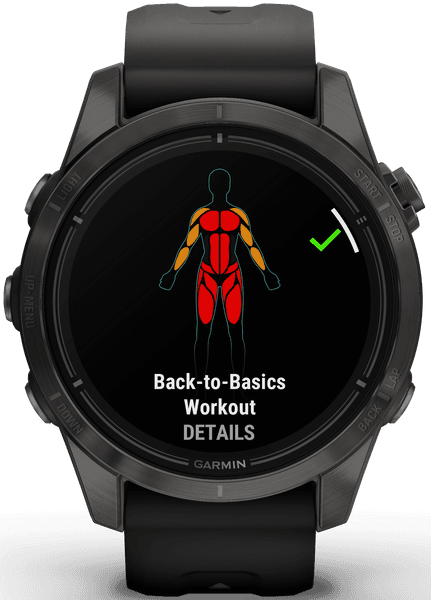 EPIX PRO (G2) 42mm Sapphire Carbon Grey DLC Titanium with Black Band, view: 6