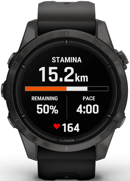 EPIX PRO (G2) 42mm Sapphire Carbon Grey DLC Titanium with Black Band, view: 5