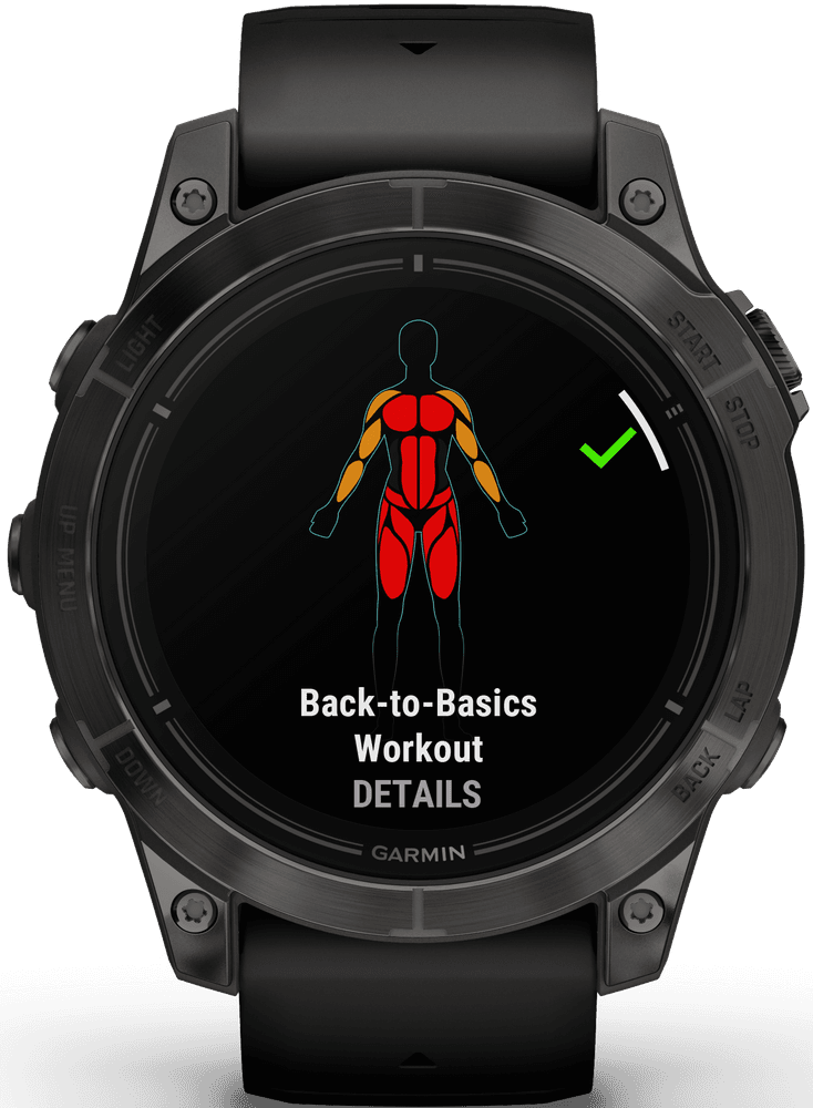 EPIX PRO (G2) 47mm Sapphire Carbon Grey DLC Titanium with Black Band, view: 5