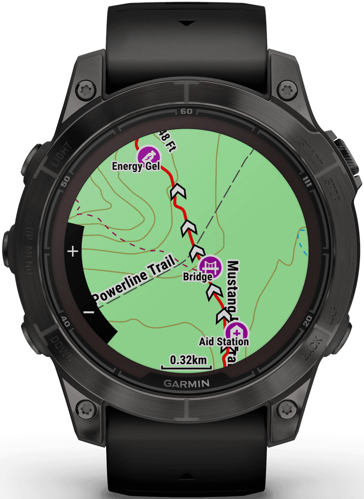 Fenix 7 Pro Sapphire Solar Carbon Grey DLC Titanium with Black Band, view: 5