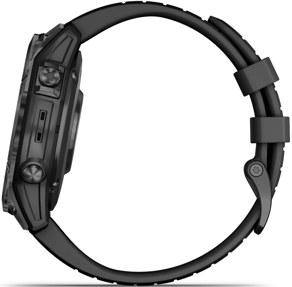 Fenix 7 Pro Sapphire Solar Carbon Grey DLC Titanium with Black Band, view: 2