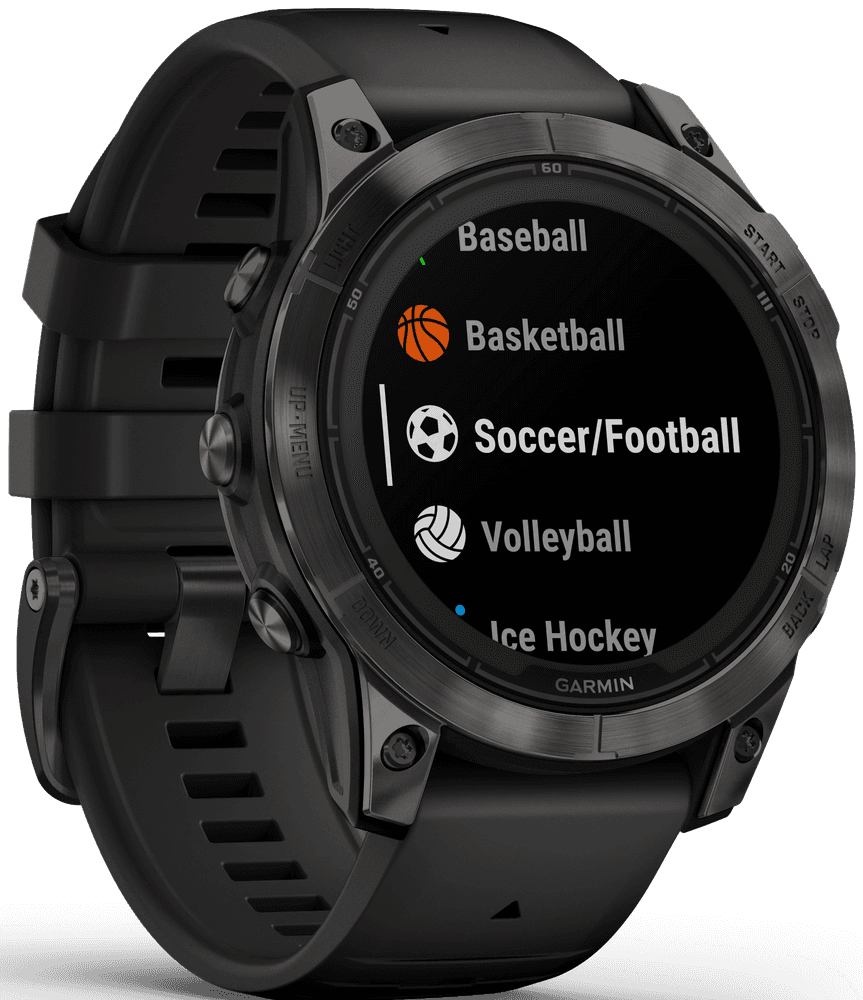 Fenix 7 Pro Sapphire Solar Carbon Grey DLC Titanium with Black Band, view: 3