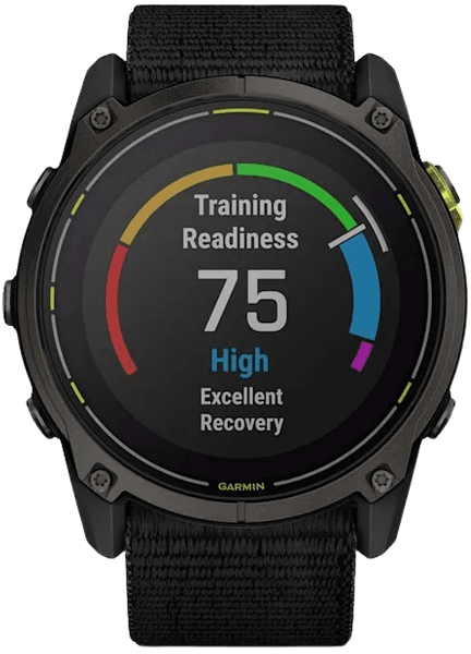 Enduro 3 Carbon Gray DLC Titanium with Black UltrafFit Nylon Strap, view: 1