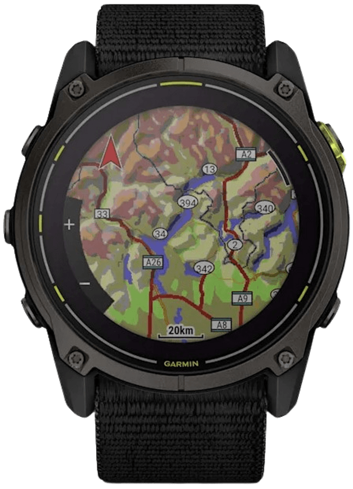 Enduro 3 Carbon Gray DLC Titanium with Black UltrafFit Nylon Strap, view: 3