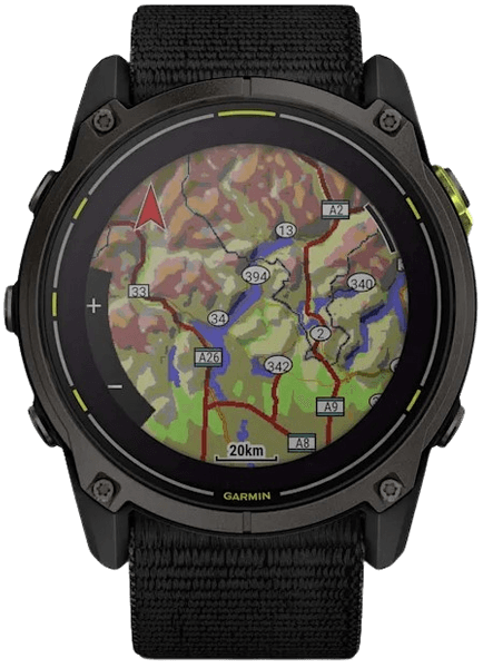 Enduro 3 Carbon Gray DLC Titanium with Black UltrafFit Nylon Strap, view: 3