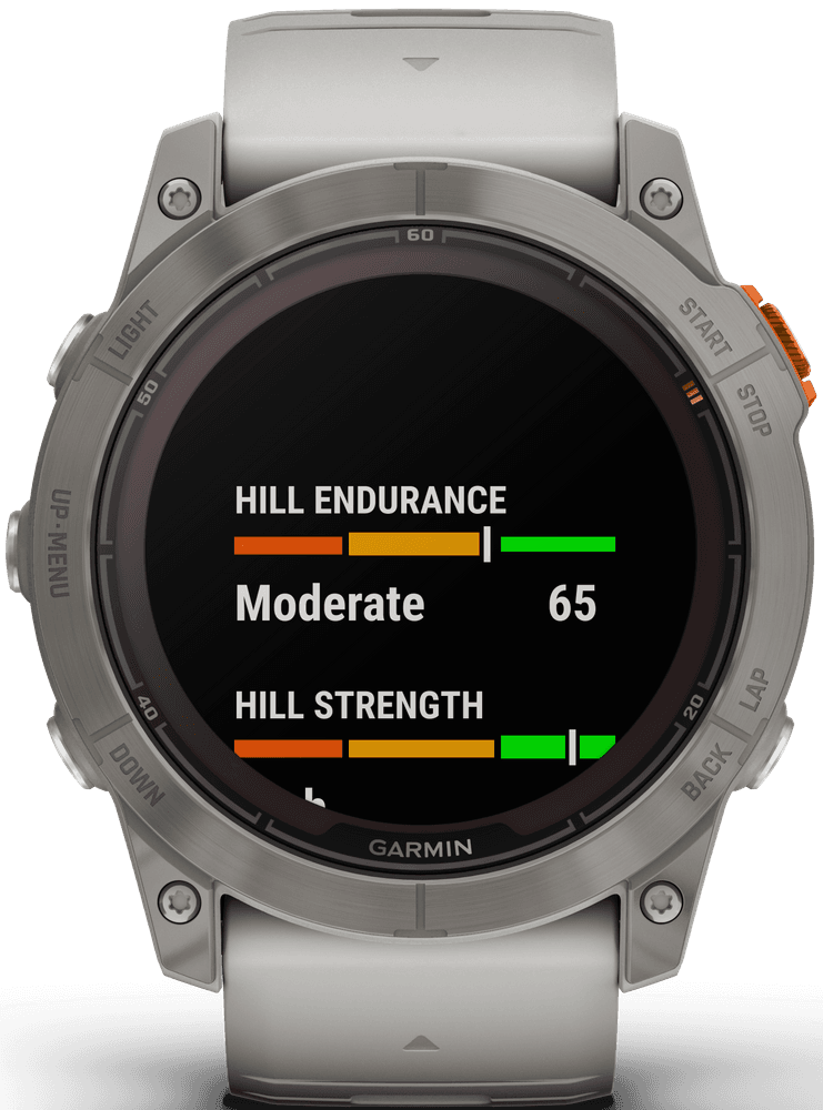 Fenix 7X Pro Sapphire Solar Titanium with Fog Gray/Ember Orange Band, view: 5