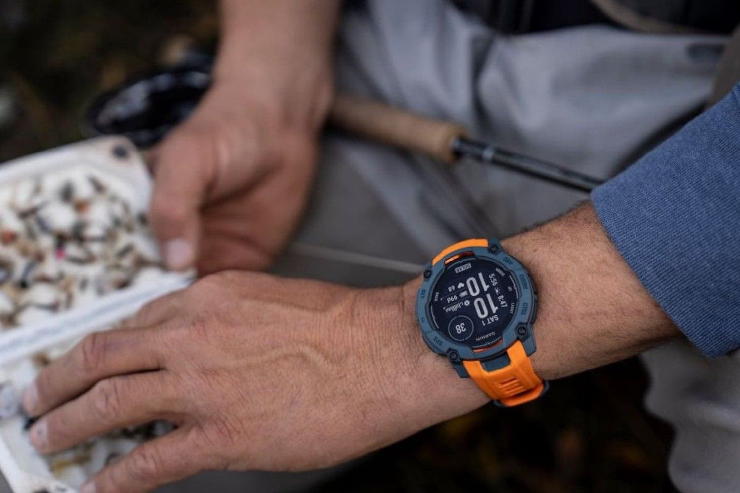 Instinct 3 50 mm Solar Skymningsfärgad med Solståndsfärgat Armband, view: 9