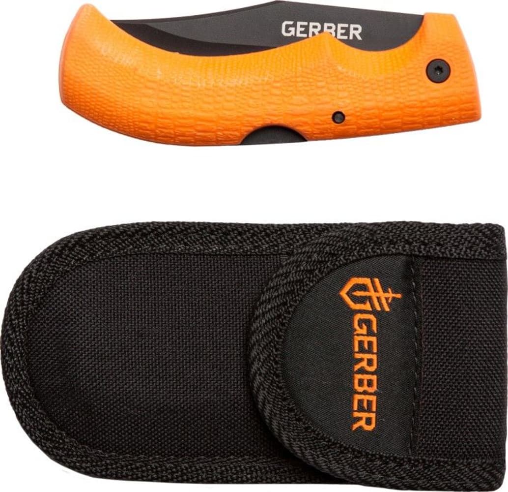 Gator Orange Folder Clip Point Fine Edge, view: 2