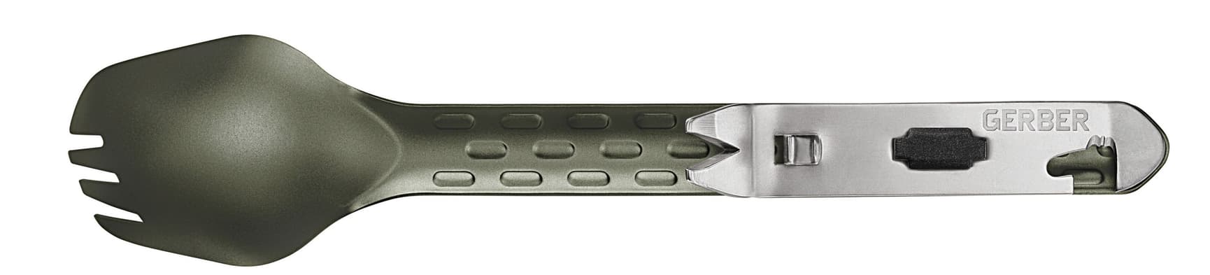 Devour - Cook Eat Clean Spork Flat Sage Green, view: 0