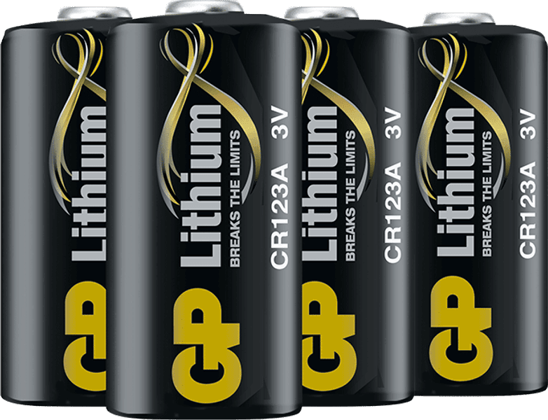 productImage: GP Lithiumbatteri CR 123A, 4-pack