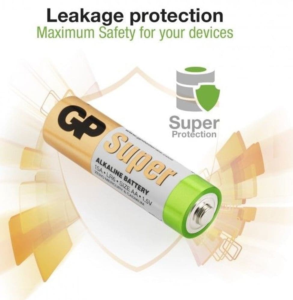 GP Super AA 1,5V batterier, 12-pack, view: 3