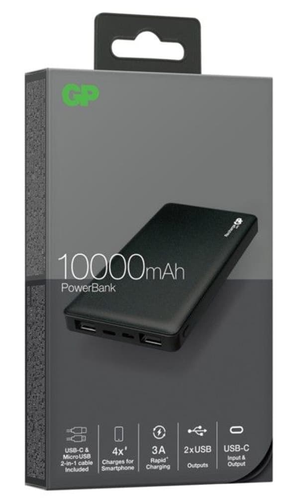 GP PowerBank Voyage 2.0 10000 mAh Black, view: 2