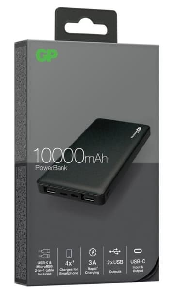 GP PowerBank Voyage 2.0 10000 mAh Black, view: 2