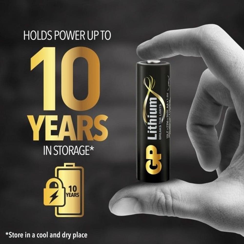 GP AA-litiumbatteri 1.5V 15LF-2U4 4-pack, view: 3