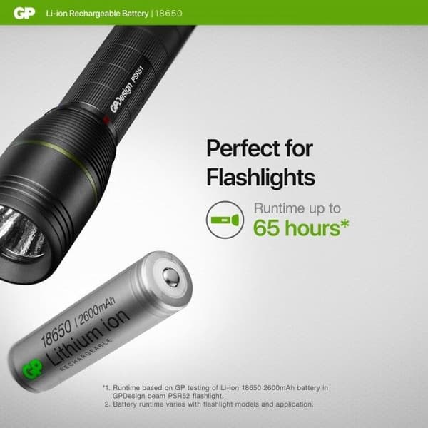 GP Lithium-Ion 18650 2600 Mah, view: 4
