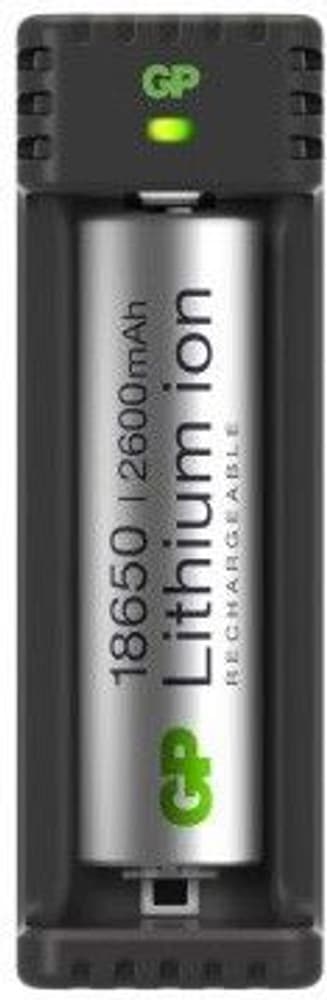 GP 1-Slot Li-Ion Charger + 1X18650, view: 2