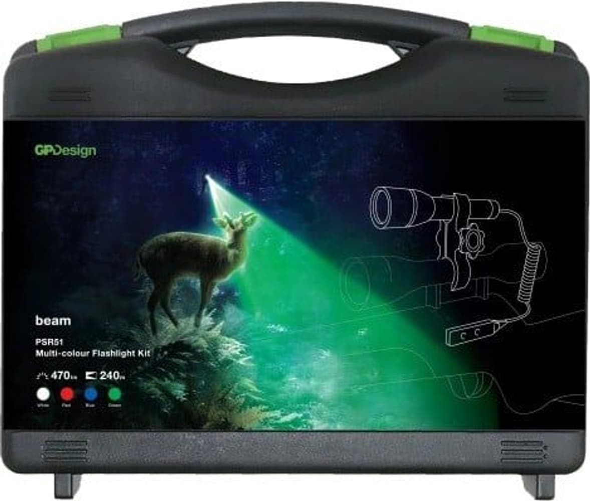 GP Eftersökspaket PSR51 Multi Color + Gunmount + Remote Switch, view: 1