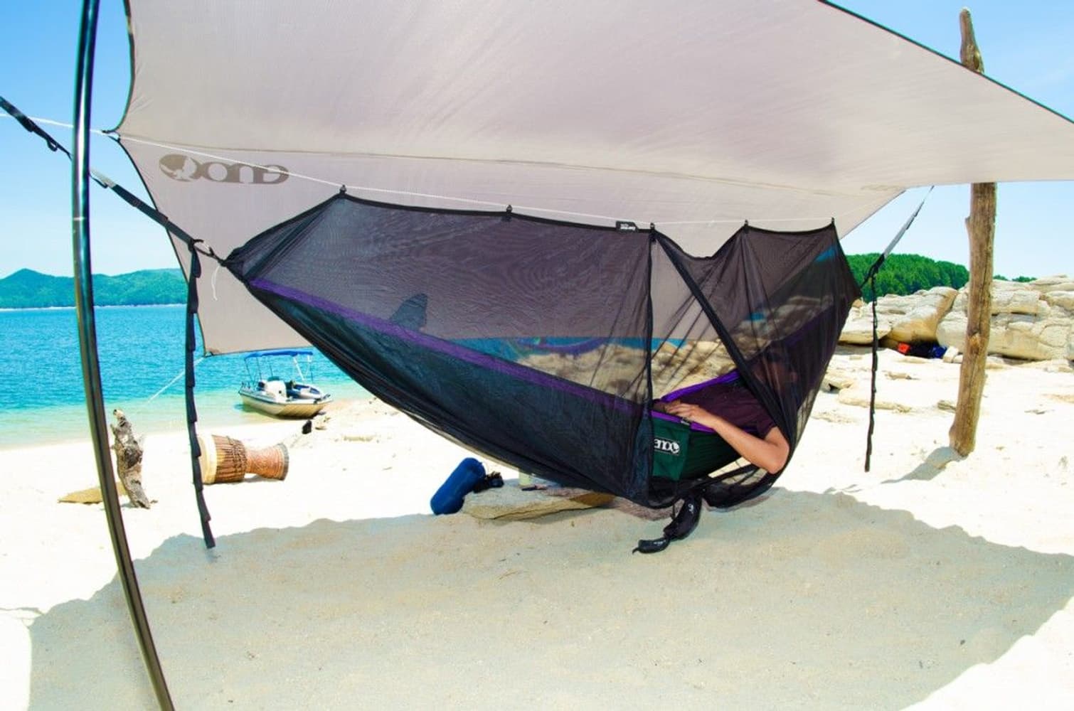 Eno Guardian Bug Net Olive Check, view: 4