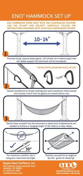 Eno Atlas Suspension System 2x2,8m Black/Royal, view: 3