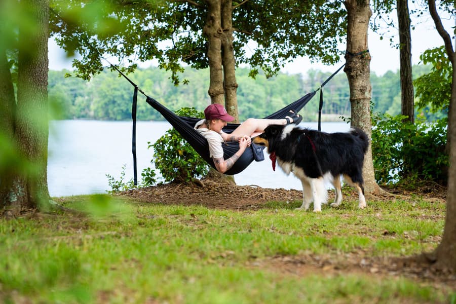 Eno TravelNest Hammock + Straps Combo Moss, view: 5